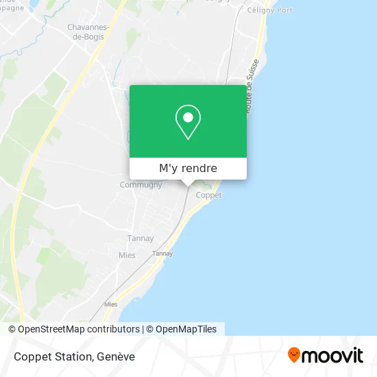 Coppet Station plan