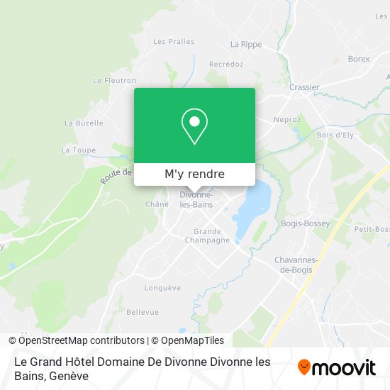 Le Grand Hôtel Domaine De Divonne Divonne les Bains plan