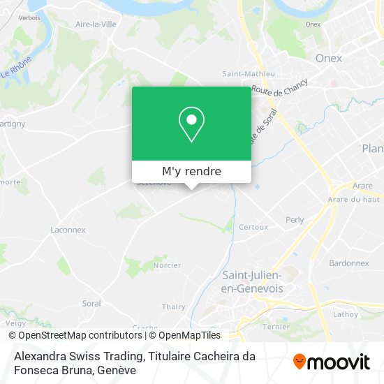 Alexandra Swiss Trading, Titulaire Cacheira da Fonseca Bruna plan
