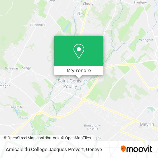 Amicale du College Jacques Prevert plan