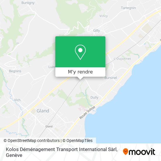 Kolos Déménagement Transport International Sàrl plan