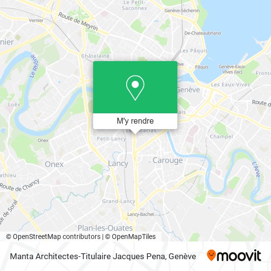 Manta Architectes-Titulaire Jacques Pena plan