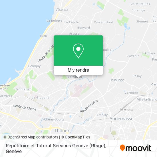 Répétitoire et Tutorat Services Genève (Rtsge) plan