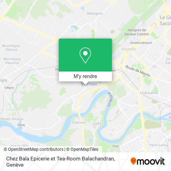 Chez Bala Epicerie et Tea-Room Balachandran plan