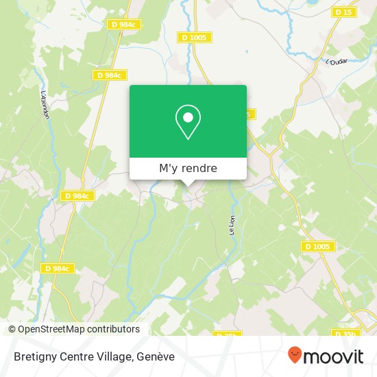 Bretigny Centre Village plan