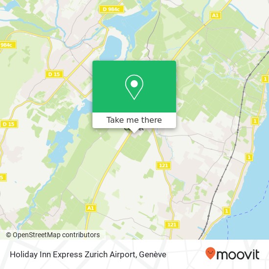 Holiday Inn Express Zurich Airport plan