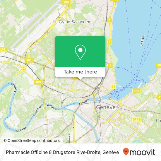 Pharmacie Officine 8 Drugstore Rive-Droite plan