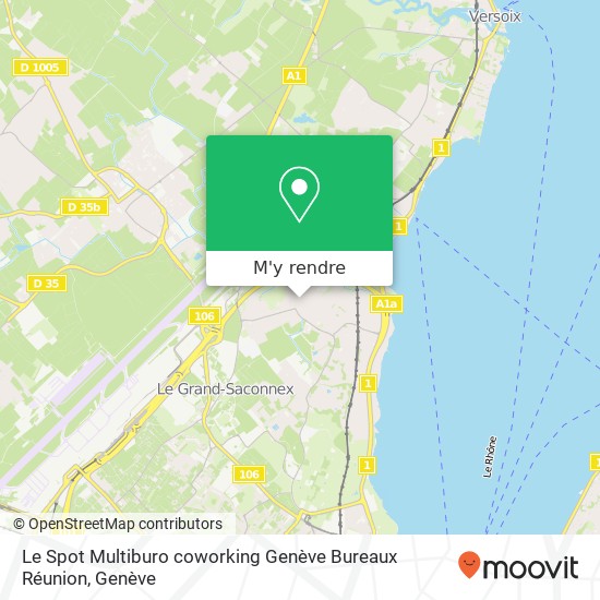 Le Spot Multiburo coworking Genève Bureaux Réunion plan