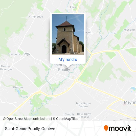 Saint-Genis-Pouilly plan