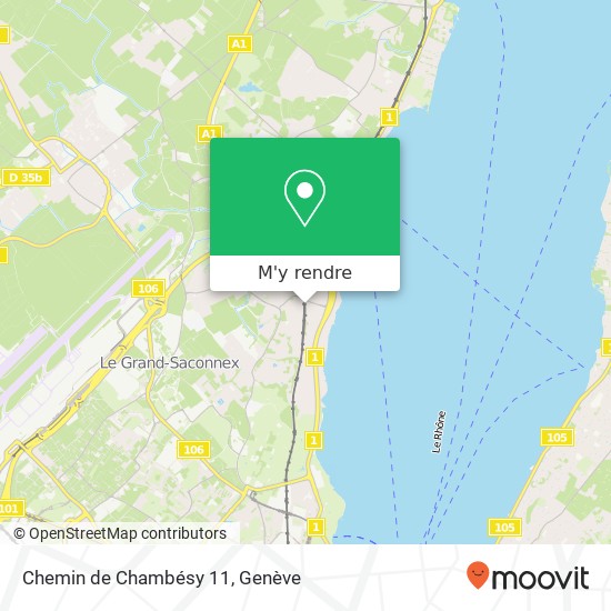 Chemin de Chambésy 11 plan