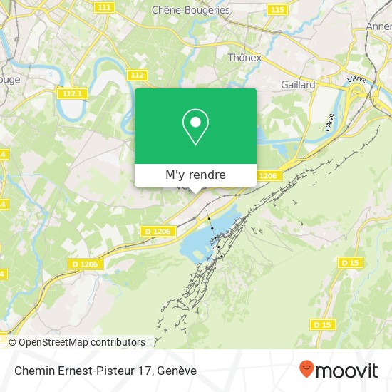 Chemin Ernest-Pisteur 17 plan