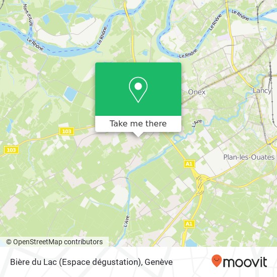 Bière du Lac (Espace dégustation) plan