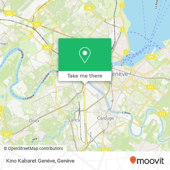 Kino Kabaret Genève plan