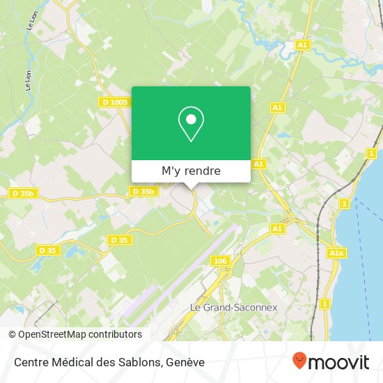 Centre Médical des Sablons plan