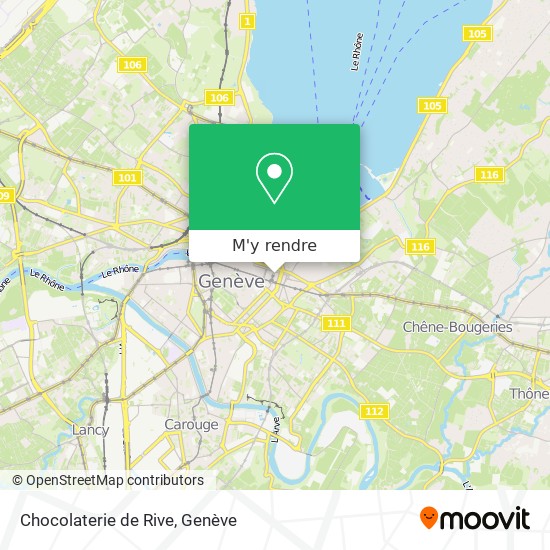 Chocolaterie de Rive plan