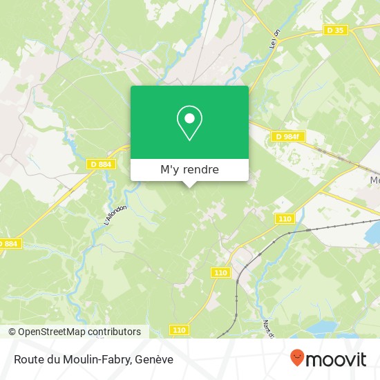 Route du Moulin-Fabry plan