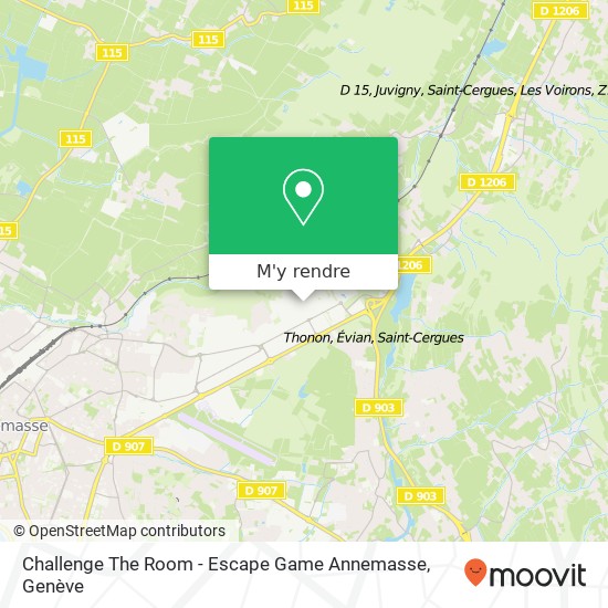 Challenge The Room - Escape Game Annemasse plan