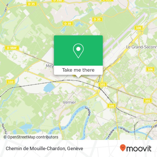 Chemin de Mouille-Chardon plan