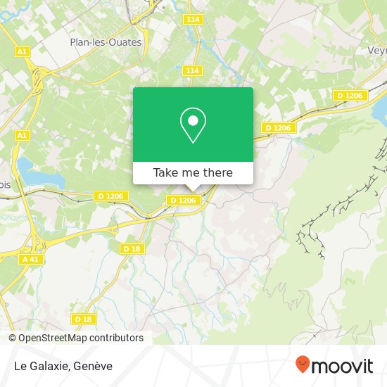 Le Galaxie, 264 Route de Genève 74160 Collonges-sous-Salève France plan