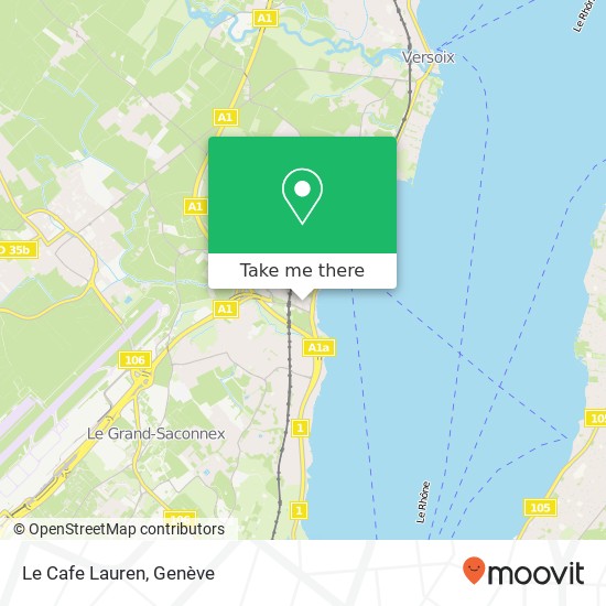 Le Cafe Lauren, Route de Lausanne 301 1293 Bellevue plan