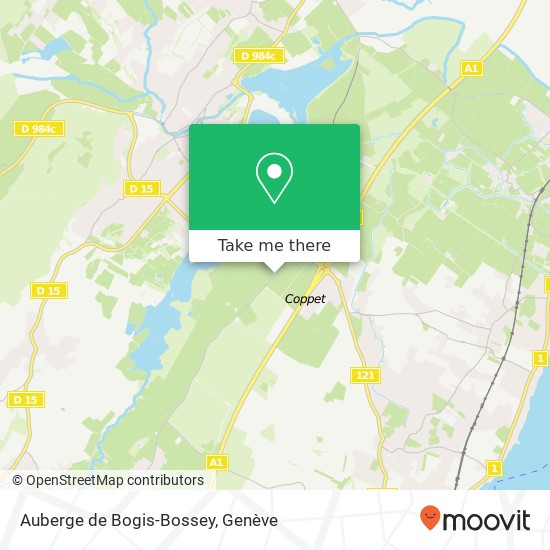 Auberge de Bogis-Bossey, Route de Chavannes-des-Bois 1279 Chavannes-de-Bogis plan