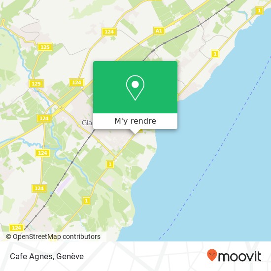 Cafe Agnes, Route de Suisse 40 1196 Gland plan