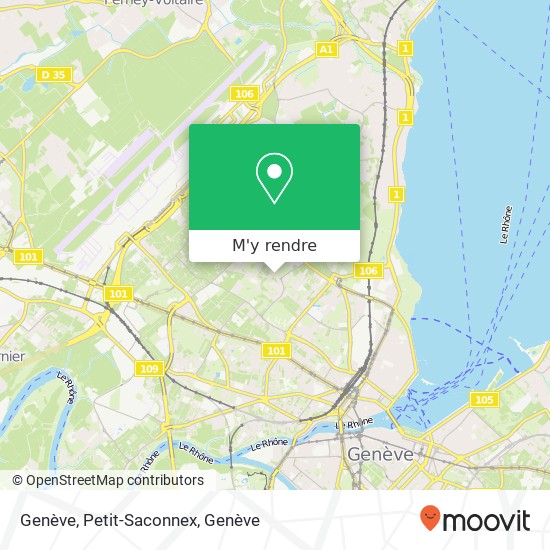 Genève, Petit-Saconnex plan