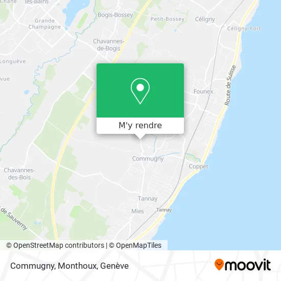 Commugny, Monthoux plan