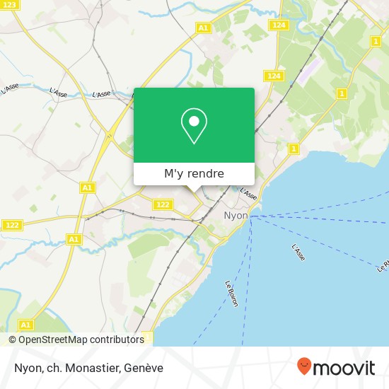 Nyon, ch. Monastier plan