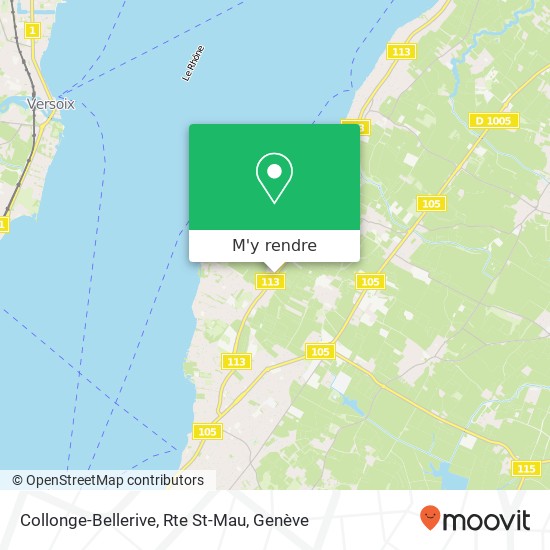 Collonge-Bellerive, Rte St-Mau plan