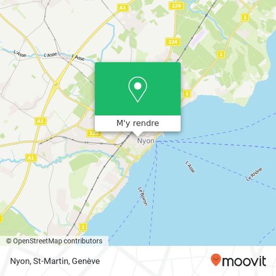 Nyon, St-Martin plan