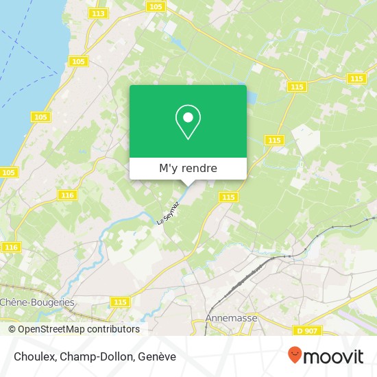 Choulex, Champ-Dollon plan