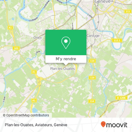 Plan-les-Ouates, Aviateurs plan