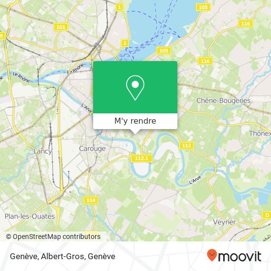 Genève, Albert-Gros plan