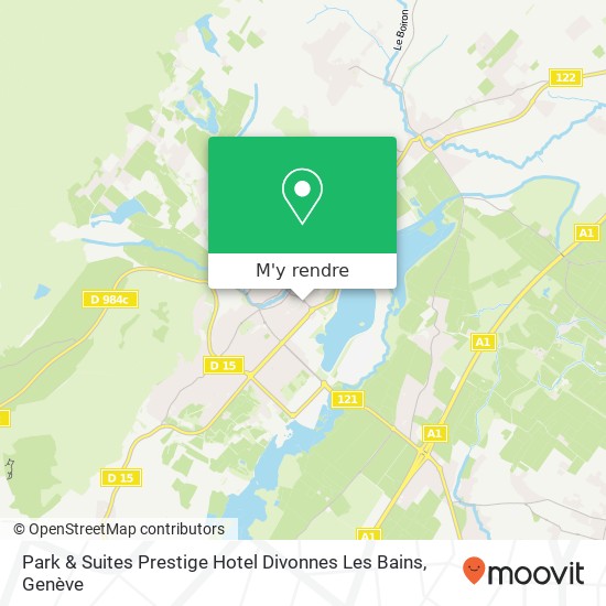 Park & Suites Prestige Hotel Divonnes Les Bains plan
