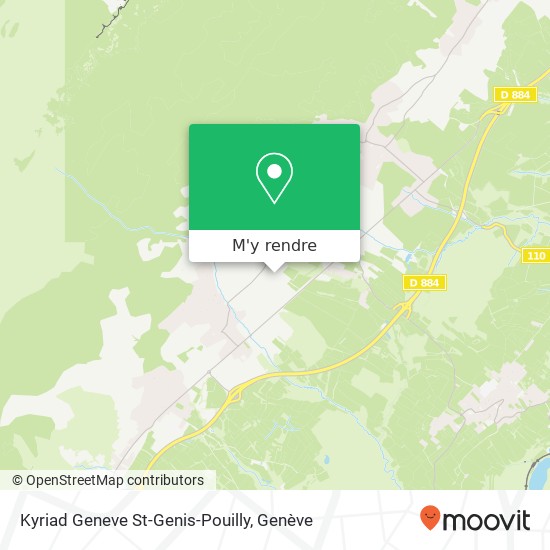 Kyriad Geneve St-Genis-Pouilly plan