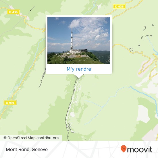 Mont Rond plan