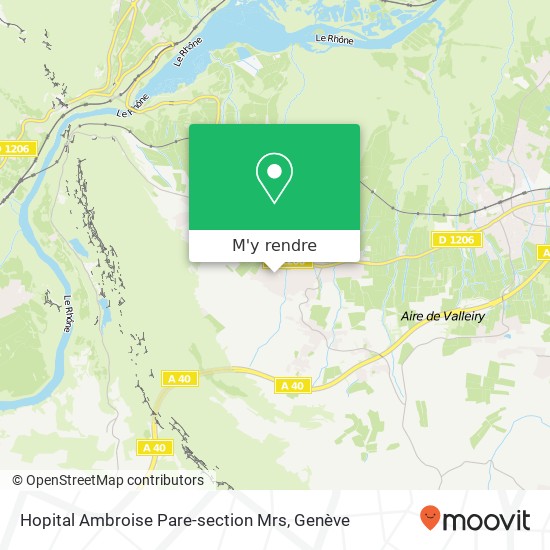 Hopital Ambroise Pare-section Mrs plan