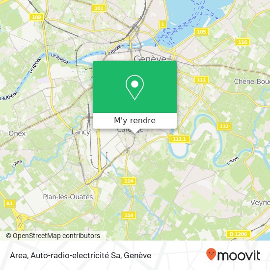 Area, Auto-radio-electricité Sa plan