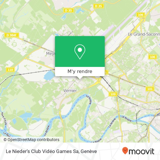 Le Nieder's Club Vidéo Games Sa plan