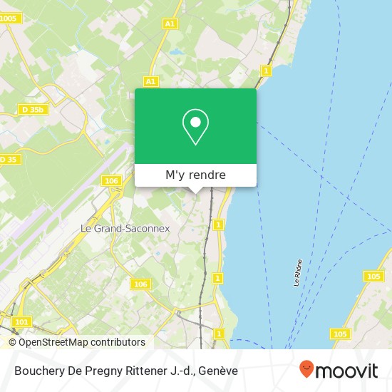 Bouchery De Pregny Rittener J.-d. plan