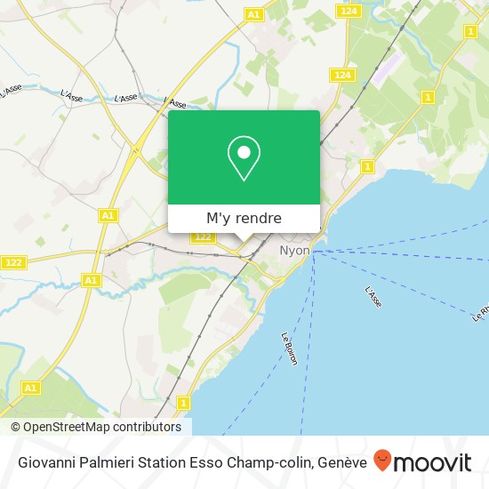 Giovanni Palmieri Station Esso Champ-colin plan