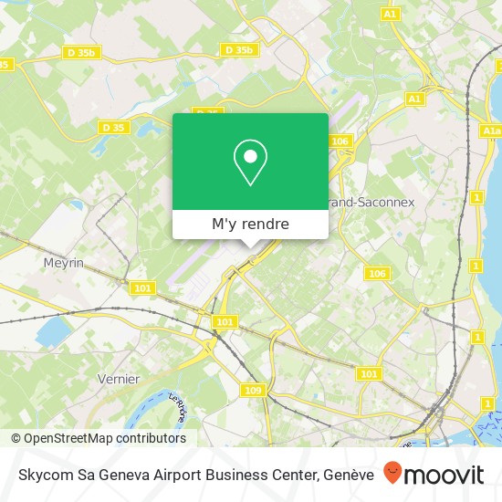 Skycom Sa Geneva Airport Business Center plan