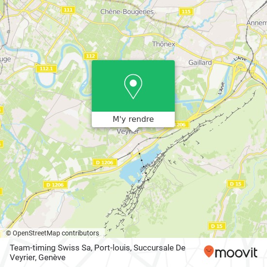 Team-timing Swiss Sa, Port-louis, Succursale De Veyrier plan