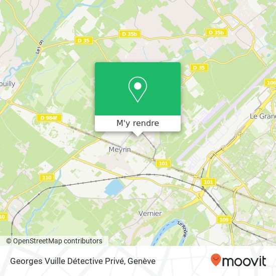 Georges Vuille Détective Privé plan