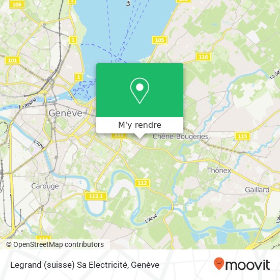 Legrand (suisse) Sa Electricité plan