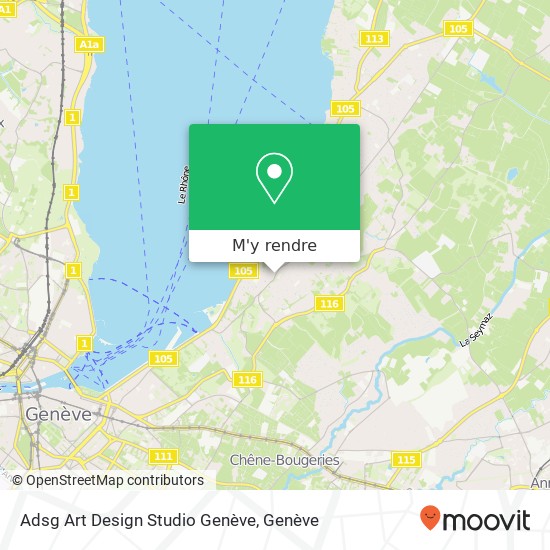 Adsg Art Design Studio Genève plan