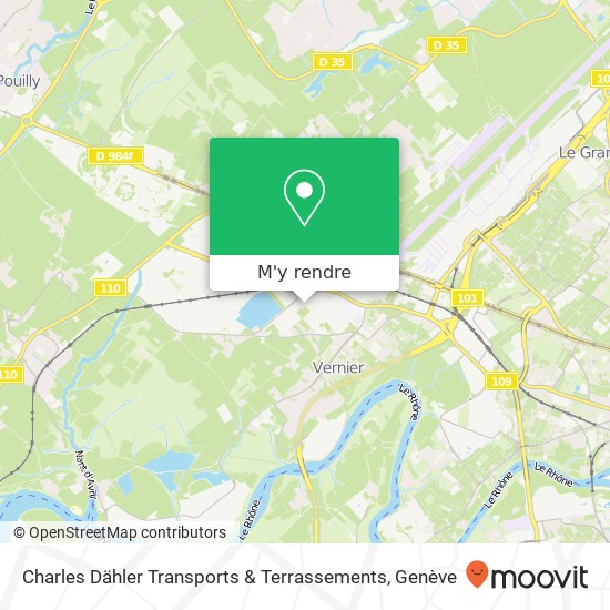 Charles Dähler Transports & Terrassements plan