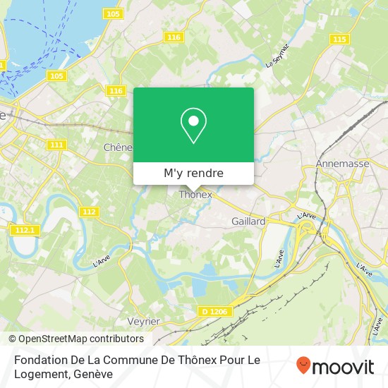 Fondation De La Commune De Thônex Pour Le Logement plan