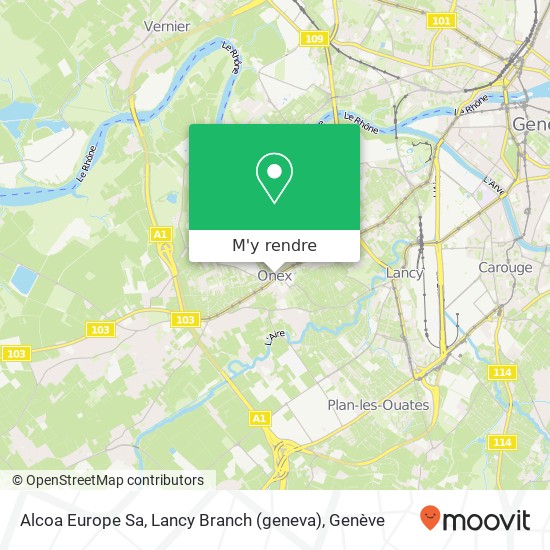 Alcoa Europe Sa, Lancy Branch (geneva) plan